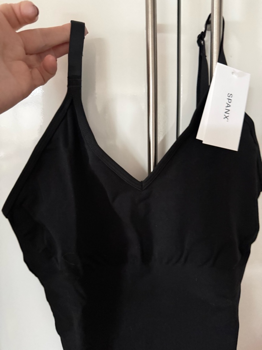 Spanx Seamless Black Moderate Shaping camisole